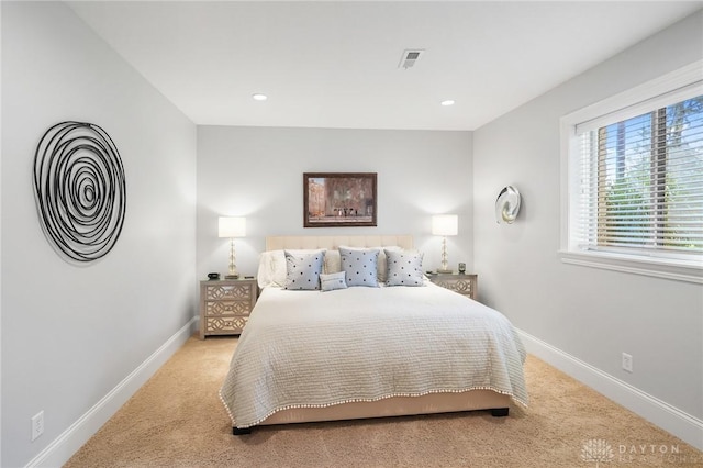 7921 Locust Grove Ct, Springboro, OH 45066 - carpeted bedroom with baseboards and recessed lighting