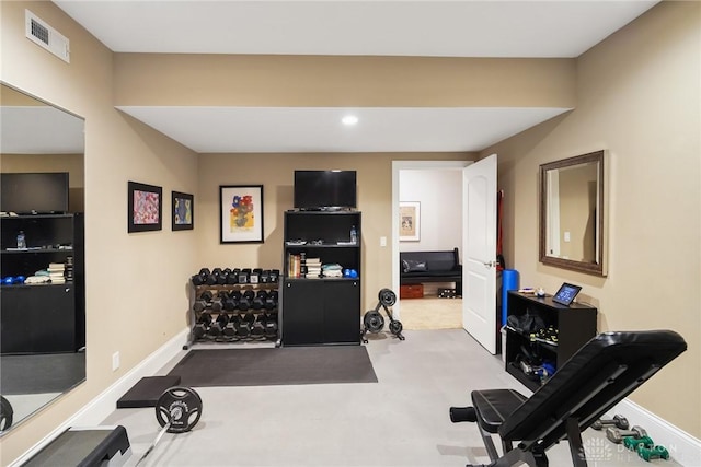 7921 Locust Grove Ct, Springboro, OH 45066 - exercise area with recessed lighting