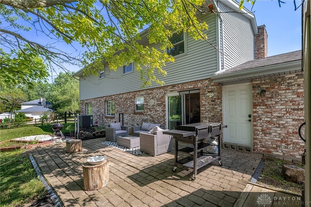 9031 S Normandy Ln, Washington Twp, OH 45458 - view of patio / terrace featuring an outdoor living space