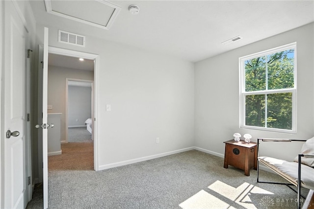 55 Spicewood Dr, Amelia, OH 45102 - unfurnished bedroom with carpet and attic access