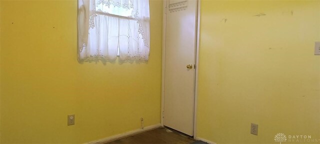 29 Elm St, Jamestown Vlg, OH 45335 - empty room with baseboards and dark wood-style floors