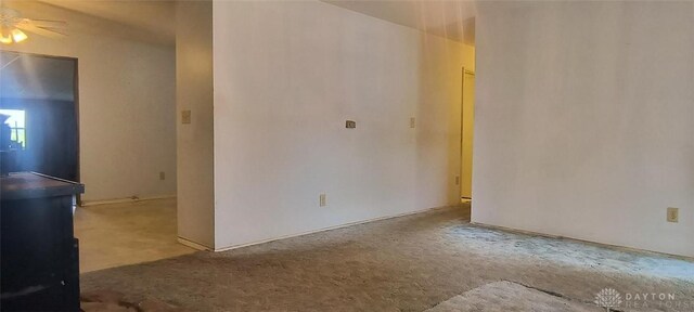 29 Elm St, Jamestown Vlg, OH 45335 - empty room with carpet floors and a ceiling fan