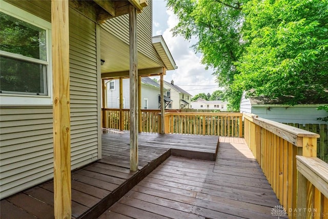 506 Virginia Ave, Troy, OH 45373 - view of wooden terrace