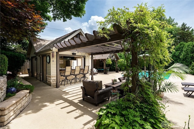 5516 Anne Ln, Washington Twp, OH 45459 - view of patio / terrace with a pergola
