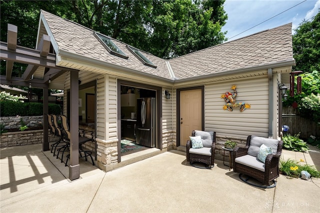 5516 Anne Ln, Washington Twp, OH 45459 - view of patio / terrace featuring outdoor lounge area