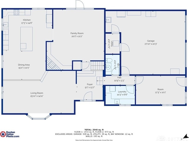 5516 Anne Ln, Washington Twp, OH 45459 - view of home floor plan
