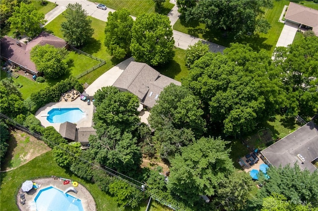 5516 Anne Ln, Washington Twp, OH 45459 - drone / aerial view of a pool area