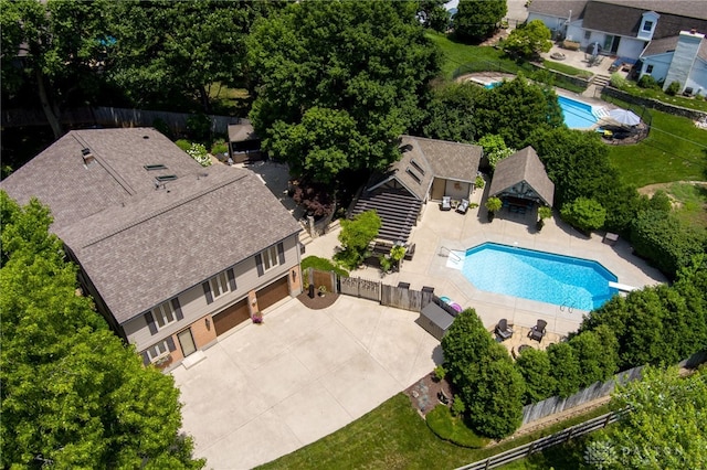 5516 Anne Ln, Washington Twp, OH 45459 - drone / aerial view of a pool area