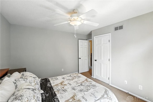 1101 Fox Chase Ct, Centerville, OH 45459 - bedroom with baseboards and ceiling fan