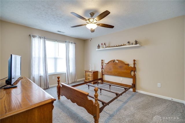 9270 Great Lakes Cir Unit 9270, Washington Twp, OH 45458 - carpeted bedroom with a textured ceiling