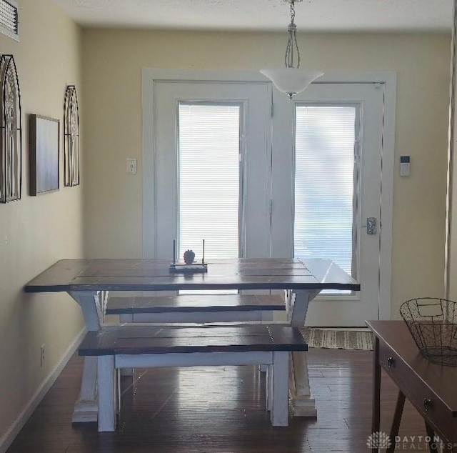 8320 N State Route 589, Fletcher, OH 45326 - dining space featuring healthy amount of natural light and wood finished floors