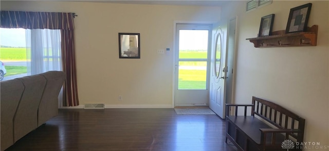 8320 N State Route 589, Fletcher, OH 45326 - foyer with wood finished floors and baseboards