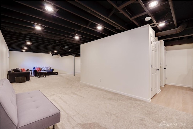162 Choctaw Cir, Franklin, OH 45005 - finished basement with carpet