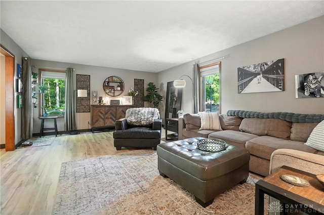 1778 Kensington Dr, Bellbrook, OH 45305 - living room featuring plenty of natural light and wood finished floors