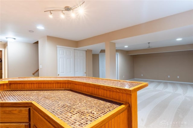 2540 Early Spring Ct, Dayton, OH 45459 - bar with carpet floors and recessed lighting