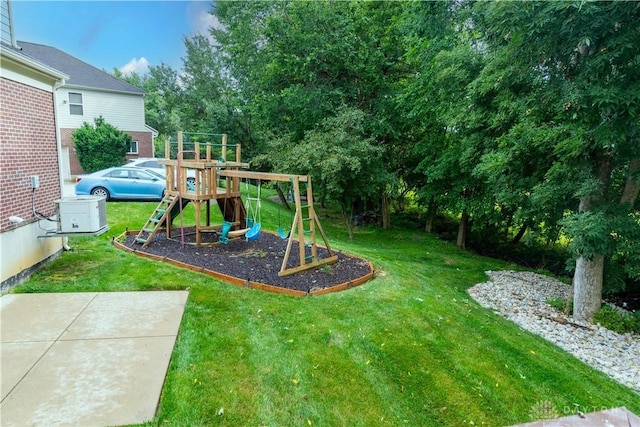 2540 Early Spring Ct, Dayton, OH 45459 - view of green lawn with a playground