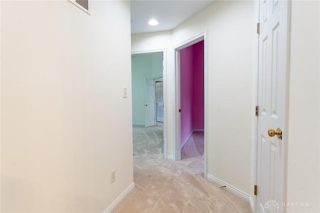 2540 Early Spring Ct, Dayton, OH 45459 - hall featuring light carpet and baseboards