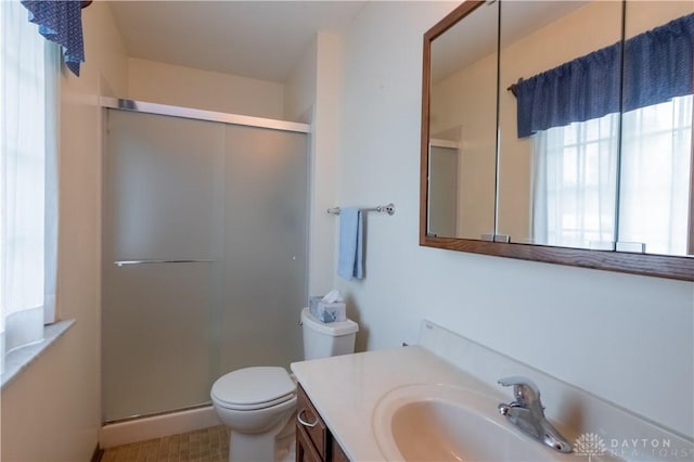 4425 E Entrada Dr, Beavercreek, OH 45431 - full bathroom featuring a stall shower and vanity