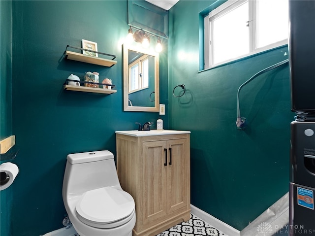 6118 Carnation Rd, Dayton, OH 45449 - half bath with toilet and vanity
