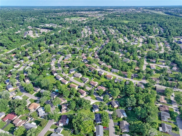 6118 Carnation Rd, Dayton, OH 45449 - aerial view of property and surrounding area featuring a forest