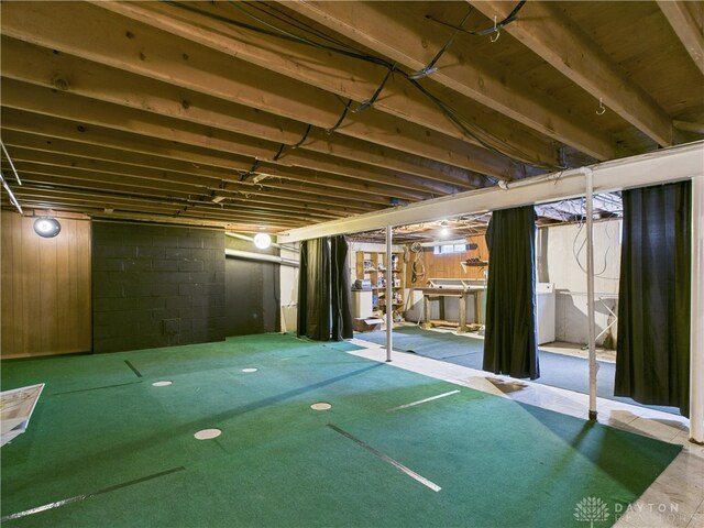 2120 Wyoming St, Dayton, OH 45410 - basement with washer / clothes dryer