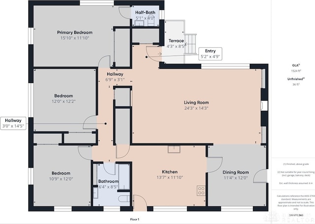2120 Wyoming St, Dayton, OH 45410 - view of home floor plan