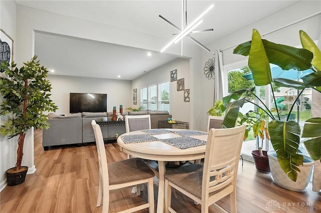 166 Brooke Parke Ave, Brookville, OH 45309 - dining space with light wood-style floors and recessed lighting