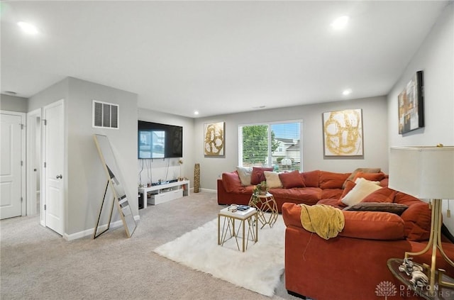 166 Brooke Parke Ave, Brookville, OH 45309 - living area with carpet floors and recessed lighting
