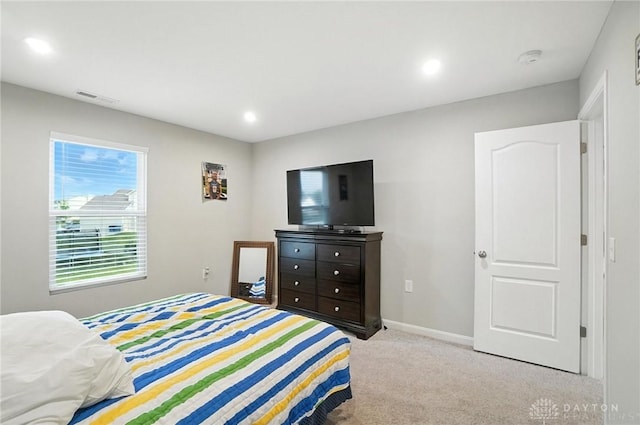 166 Brooke Parke Ave, Brookville, OH 45309 - bedroom with carpet flooring and recessed lighting