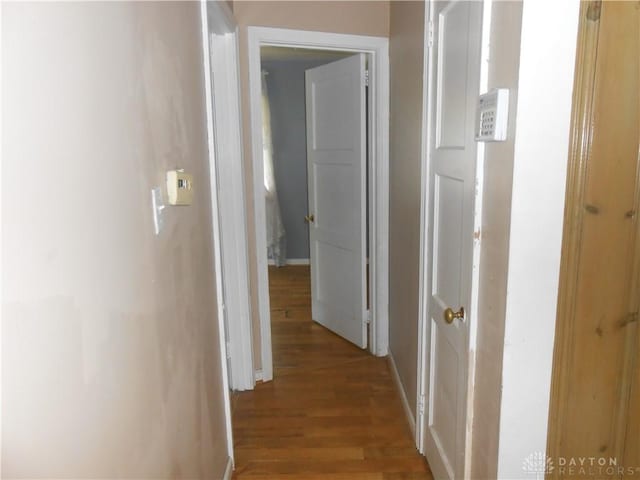 1930 Emerald Ct, Dayton, OH 45403 - corridor featuring wood finished floors and baseboards