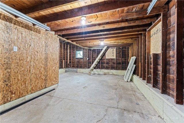 1209 Maple St, Troy, OH 45373 - basement featuring wood ceiling