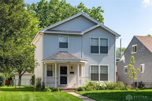 1129 Eureka Dr, Kettering, OH 45419 - traditional-style house with a porch