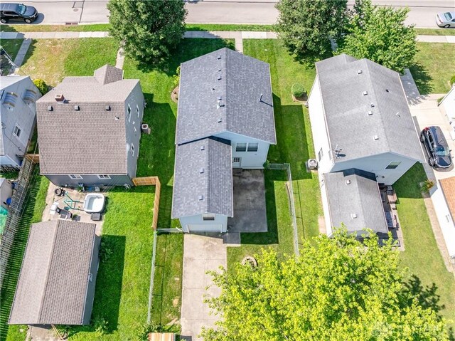 1129 Eureka Dr, Kettering, OH 45419 - aerial perspective of suburban area