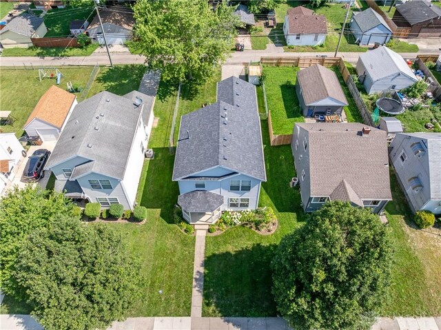 1129 Eureka Dr, Kettering, OH 45419 - aerial perspective of suburban area
