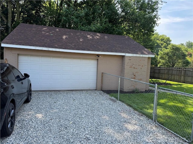 6346 Apache St, Dayton, OH 45424 - view of detached garage