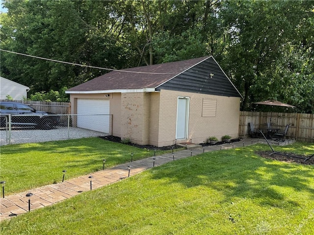 6346 Apache St, Dayton, OH 45424 - view of detached garage
