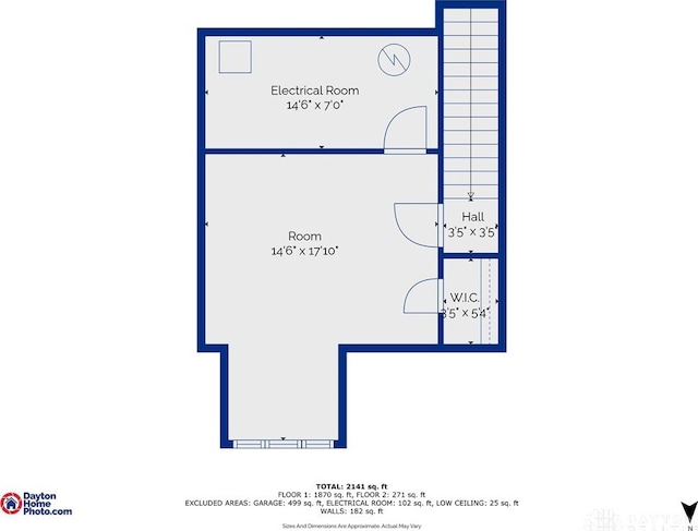1461 Abbey Park Pl, Beavercreek Twp, OH 45385 - view of home floor plan