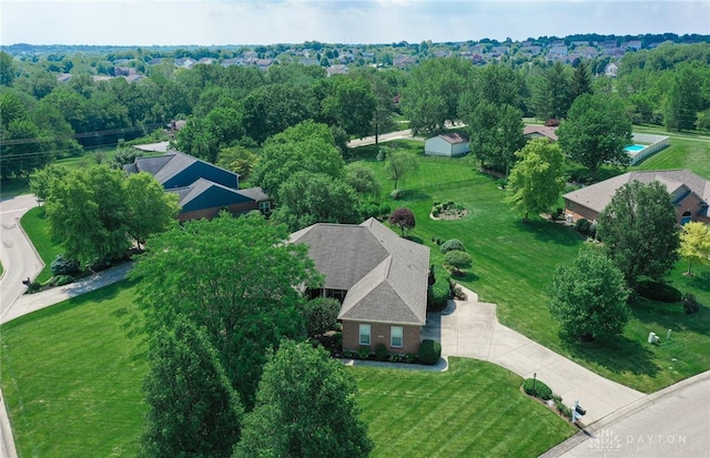 595 Heatherwoode Cir, Springboro, OH 45066 - aerial view of property and surrounding area