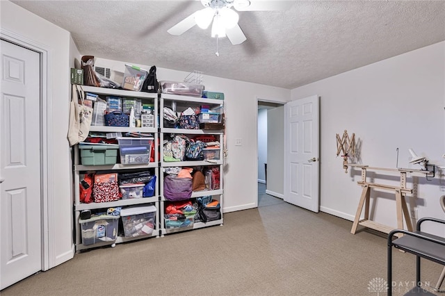 595 Heatherwoode Cir, Springboro, OH 45066 - storage room featuring ceiling fan