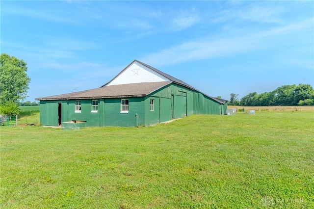 1061 Mcpherson Rd, Xenia, OH 45385 - view of home's exterior with a yard and an outdoor structure