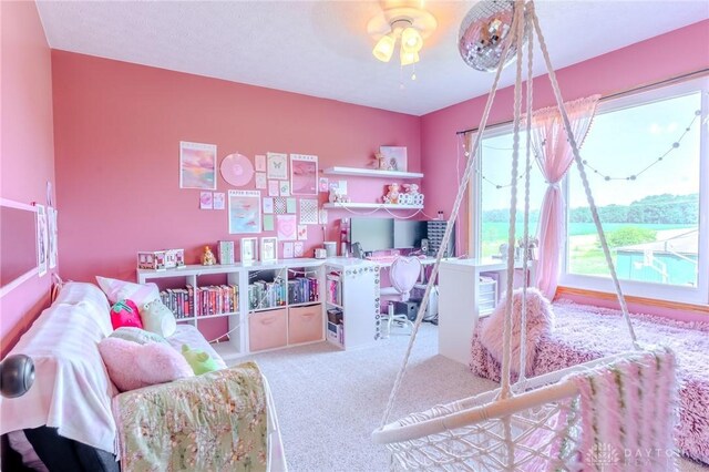1061 Mcpherson Rd, Xenia, OH 45385 - carpeted office with a ceiling fan