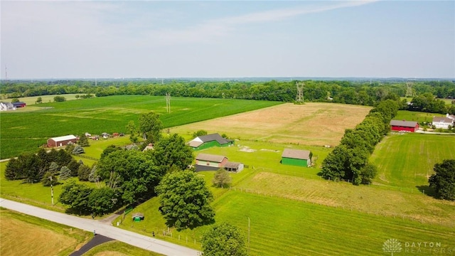 1061 Mcpherson Rd, Xenia, OH 45385 - overview of rural landscape with a tree filled landscape