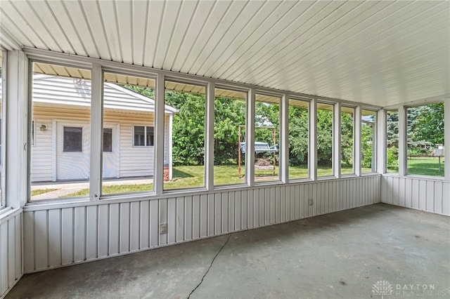 1021 Nutmeg Sq, Troy, OH 45373 - view of unfurnished sunroom