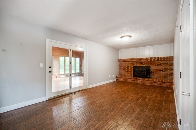 222 Kenderton Trl, Beavercreek, OH 45430 - unfurnished living room featuring dark wood-style flooring