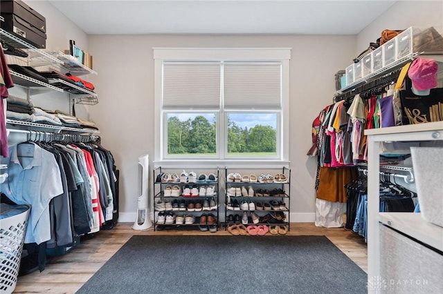 9782 E US Highway 22 And 3, Clarksville, OH 45113 - walk in closet with wood finished floors