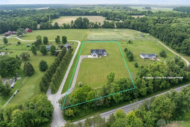 9782 E US Highway 22 And 3, Clarksville, OH 45113 - view of rural area with property boundaries highlighted