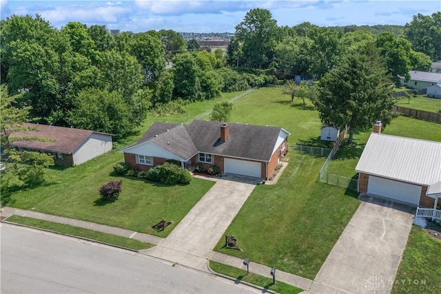 222 Alumni Cir, Wilmington, OH 45177 - aerial view of property and surrounding area
