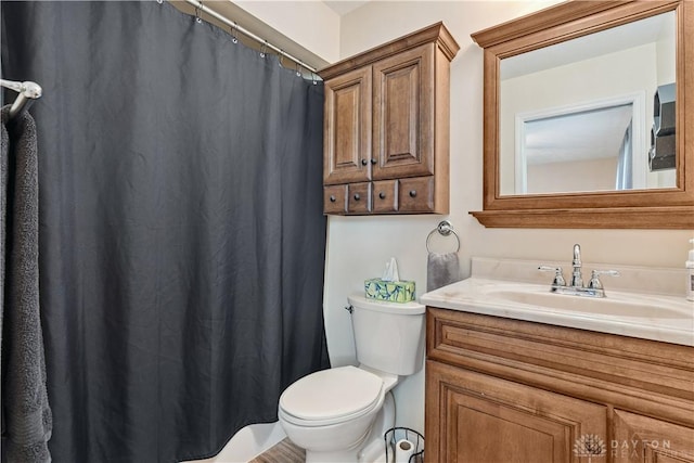 222 Alumni Cir, Wilmington, OH 45177 - full bath featuring vanity and a shower with shower curtain