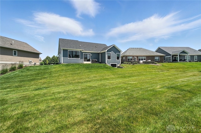 1471 Runnymeade Way, Beavercreek Twp, OH 45385 - rear view of property featuring a lawn