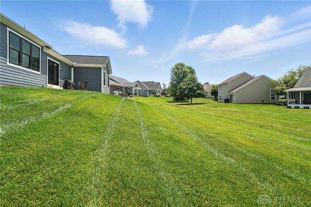 1471 Runnymeade Way, Beavercreek Twp, OH 45385 - view of green lawn with a residential view